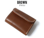 画像をギャラリービューアに読み込む, Eight-G Lot,8WA-06 Leather Mini Wallet

