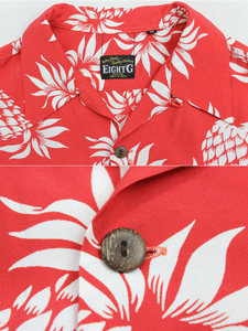 Eight-G Lot,8AS-03 Hawaiian Shirt "Pineapple"