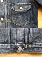 Load image into Gallery viewer, Eight-G Lot,8JK-03RV 19oz Jean Jacket &quot;OTOKO DENIM&quot;(Weathered)
