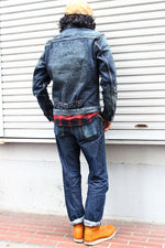 Load image into Gallery viewer, Eight-G Lot,8JK-03RV 19oz Jean Jacket &quot;OTOKO DENIM&quot;(Weathered)
