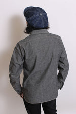 Load image into Gallery viewer, Eight-G Lot,8LS-02 Long Sleeve Chambray Work Shirt
