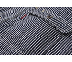 Load image into Gallery viewer, Eight-G Lot,8LS-18 Long Sleeve Hickory Stripe Work Shirt
