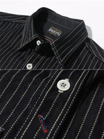 Load image into Gallery viewer, Eight-G Lot,8LS-36 Long Sleeve Wabash Stripe Work Shirt
