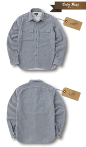 Eight-G Lot,8LS-45 Long Sleeve Solid Work Shirt