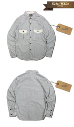 Load image into Gallery viewer, Eight-G Lot,8LS-46 Long Sleeve Stripe Work Shirt
