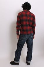 Load image into Gallery viewer, Eight-G Lot,8LS-48 Long Sleeve Ombre Check Work Shirt
