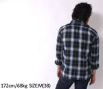 Load image into Gallery viewer, Eight-G Lot,8LS-52 Long Sleeve Check Flannel Work Shirt
