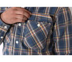画像をギャラリービューアに読み込む, Eight-G Lot,8LS-53 Long Sleeve Check Flannel Work Shirt

