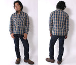 Load image into Gallery viewer, Eight-G Lot,8LS-53 Long Sleeve Check Flannel Work Shirt
