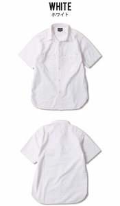 Eight-G Lot,8SS-15 Chambray Short Sleeve Work Shirt