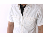 画像をギャラリービューアに読み込む, Eight-G Lot,8SS-15 Chambray Short Sleeve Work Shirt
