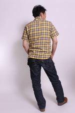 Load image into Gallery viewer, Eight-G Lot,8SS-23 Madras Check Short Sleeve Work Shirt

