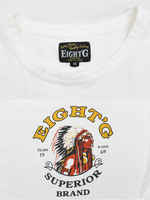画像をギャラリービューアに読み込む, Eight-G Lot,8ST-26 Printed Tee Shirt &quot;Superior Brand&quot;
