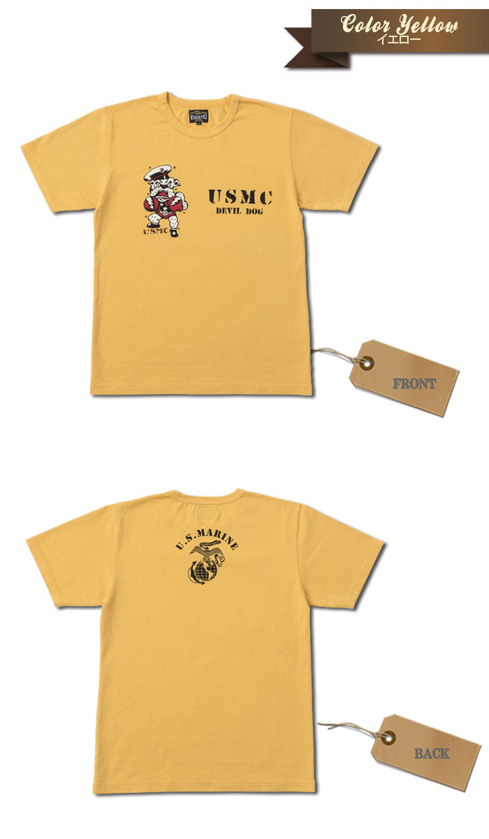 Eight-G Lot,8ST-27 Printed Tee Shirt "Devil Dog"