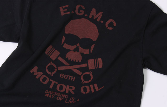 Eight-G Lot,8ST-29 Printed Tee Shirt "E.G.M.C"