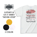 Load image into Gallery viewer, Eight-G Lot,8ST-31 Printed Tee Shirt &quot;Never Stop&quot;
