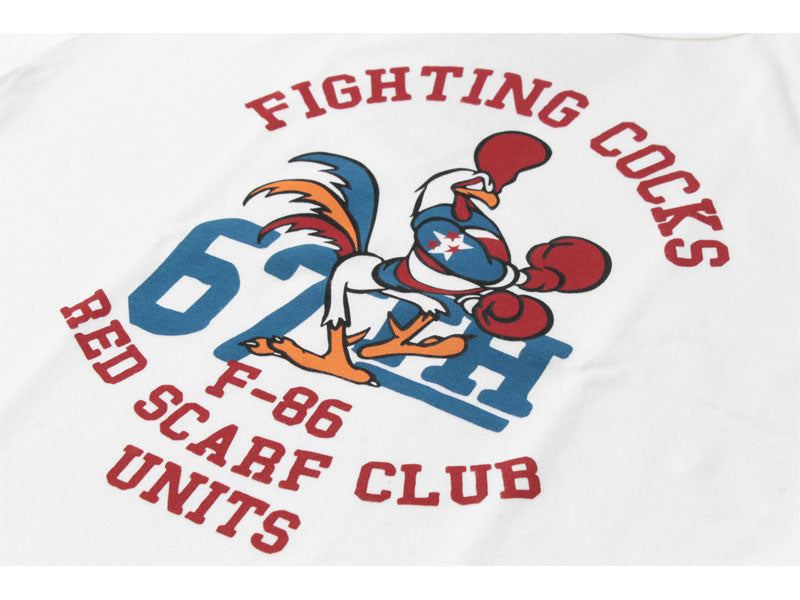 Eight-G Lot,8ST-33 Printed Tee Shirt "Fighting Cocks"