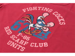 画像をギャラリービューアに読み込む, Eight-G Lot,8ST-33 Printed Tee Shirt &quot;Fighting Cocks&quot;
