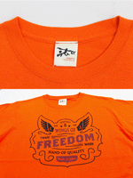 画像をギャラリービューアに読み込む, Eight-G Lot,8ST-TS15 Printed Tee Shirt &quot;Freedom&quot;
