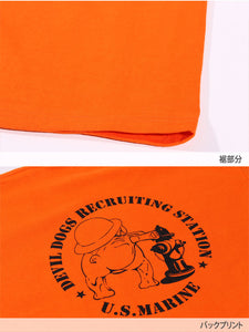 Eight-G Lot,8ST-TS18 Printed Tee Shirt "U.S.Marines"