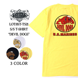 Eight-G Lot,8ST-TS21 Printed Tee Shirt "Devil Dogs"