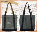 画像をギャラリービューアに読み込む, Eight-G Lot,8BG-03 Hickory Denim Tote Bag
