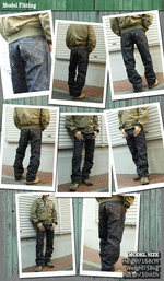 Load image into Gallery viewer, Eight-G Lot,805-WA 19oz &quot;Otoko Denim&quot; Loose Fit StraightJeans
