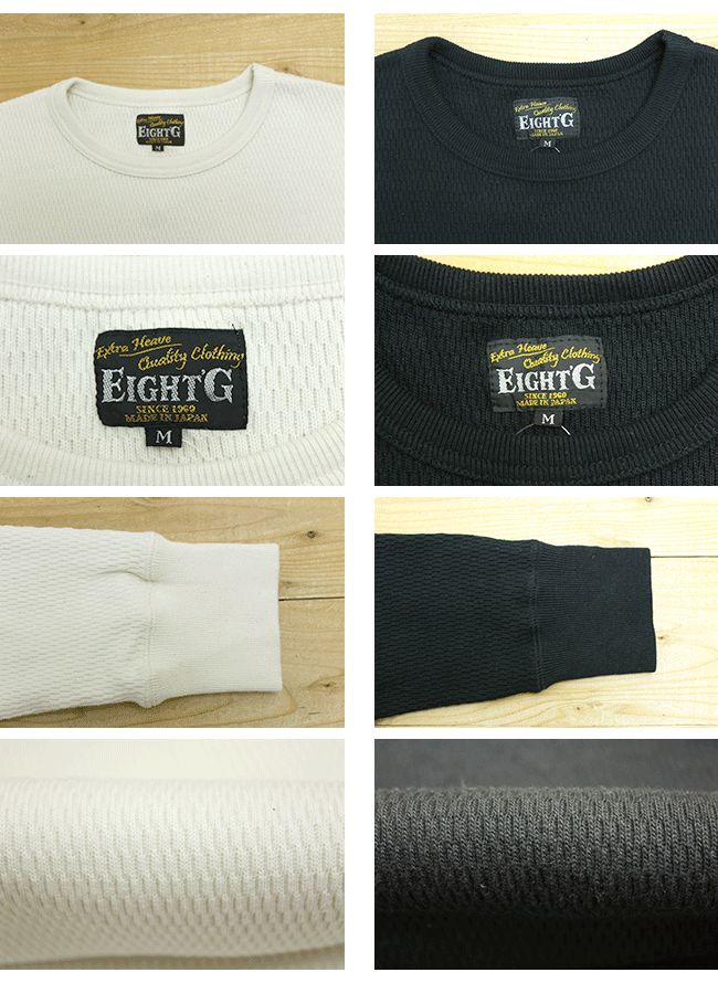 Eight-G Lot,8LT-TM01 Longsleeve Thermal Shirt