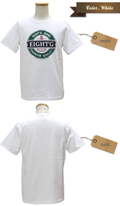 Eight-G Lot,8ST-TS12 Printed Tee Shirt "Beer"