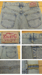 画像をギャラリービューアに読み込む, Eight-G Lot,102-IW Tight Fit Jeans(Bleach)
