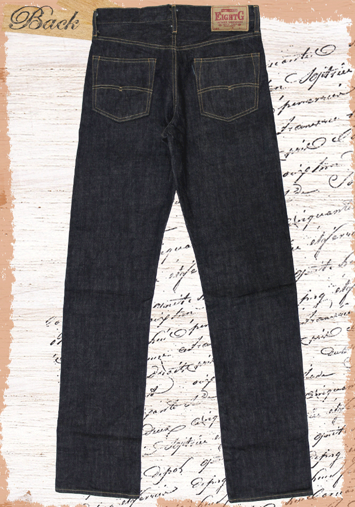 Eight-G Lot,102-WA Tight Fit Jeans
