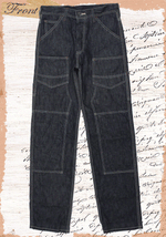 Load image into Gallery viewer, Eight-G Lot,8WK-05 Double Knee Denim Painter&#39;s Pants
