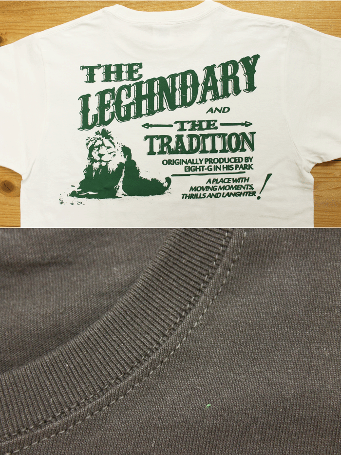 Eight-G Lot,8ST-TS14 Printed Tee Shirt "The Leghndary"