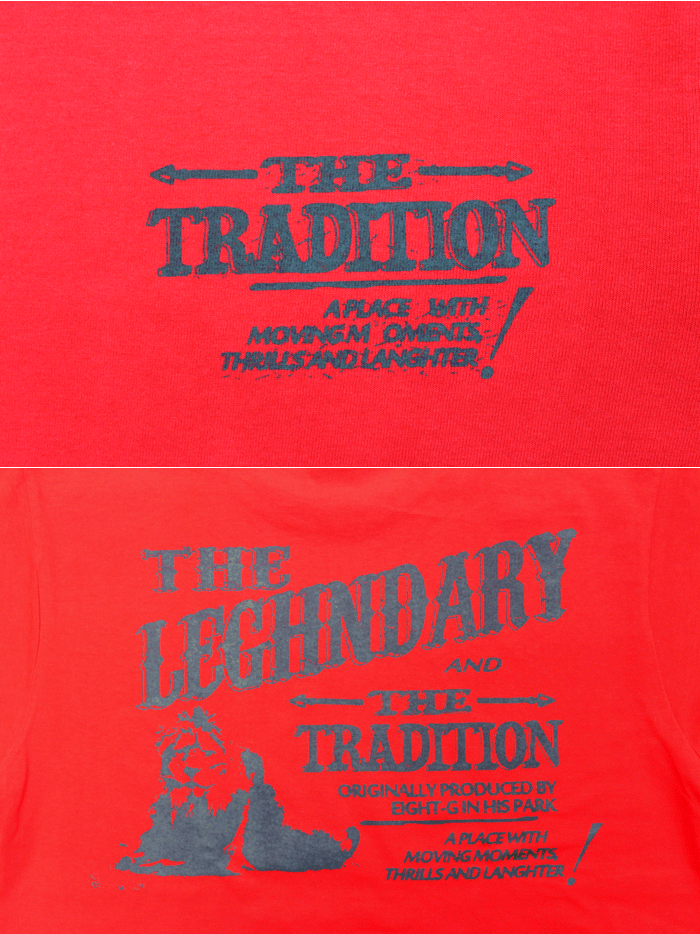 Eight-G Lot,8ST-TS14 Printed Tee Shirt "The Leghndary"