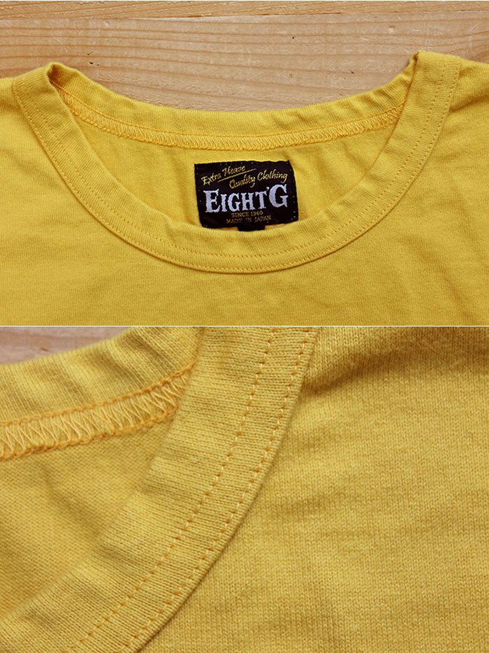 Eight-G Lot,8ST-01 Plain Tee Shirt