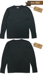 画像をギャラリービューアに読み込む, Eight-G Lot,8LT-TMS01 Longsleeve Thermal Shirt
