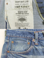 Load image into Gallery viewer, Eight-G Lot,602-RV2 Vintage Style 15oz Tight Fit Jeans(Weathered)
